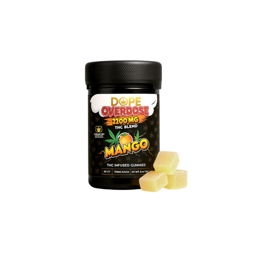 Mango THC Gummies – Overdose 2200mg THC Blend png Mango THC Gummies – Overdose 2200mg THC Blend png