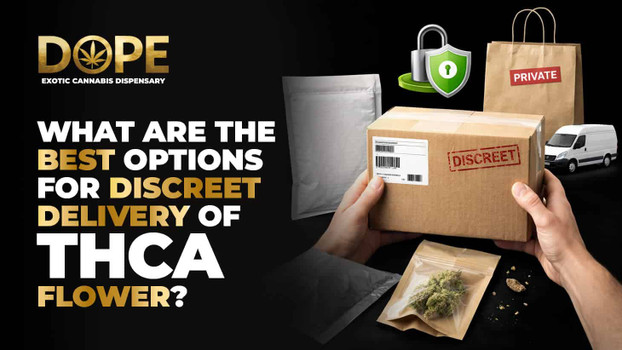What are the best options for discreet delivery of THCA flower?