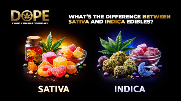What’s the difference between sativa and indica edibles?