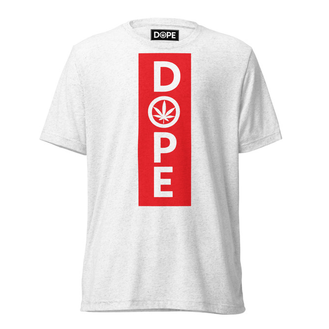 Dope Signature vertical White Short sleeve t-shirt