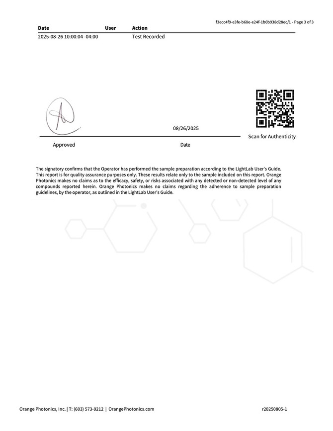 Mango THC Gummies COA page 3