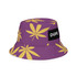 Gold Leaf Purple Reversible bucket hat
