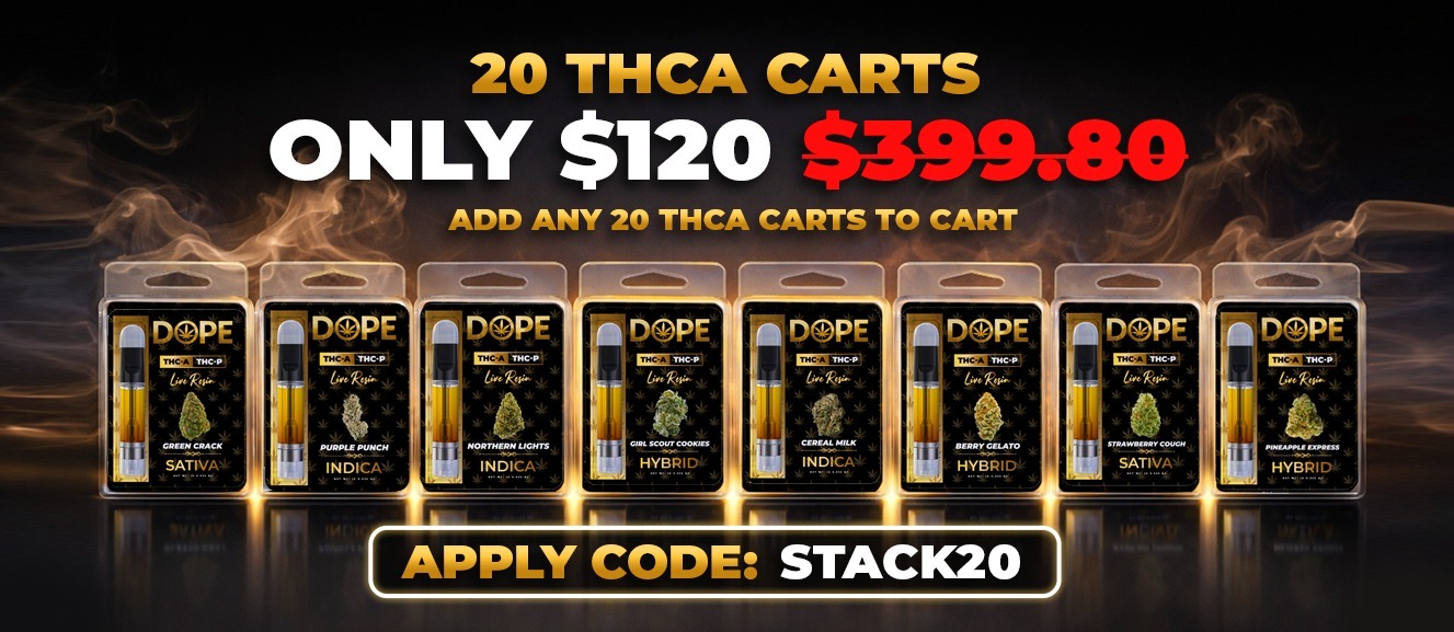 20 carts. $120. No thinking — just load up 