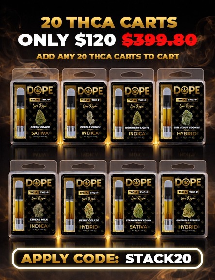 20 carts. $120. No thinking — just load up 