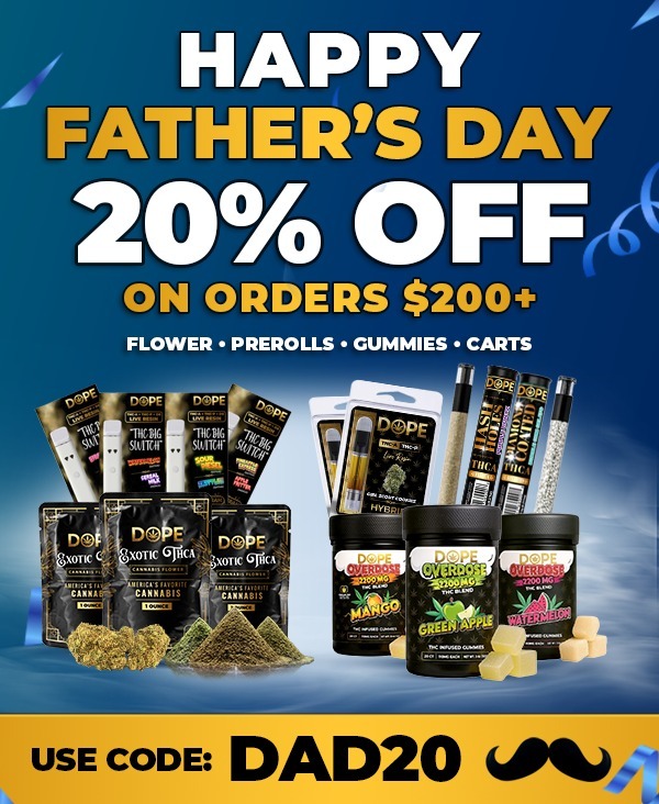 Happy Father's Day 20% OFF