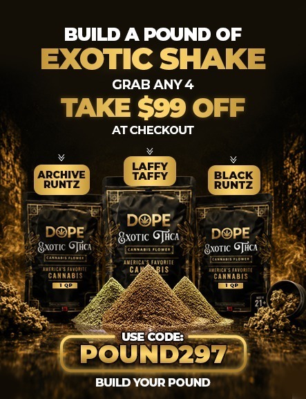 Exotic THCA Shake - coupon code