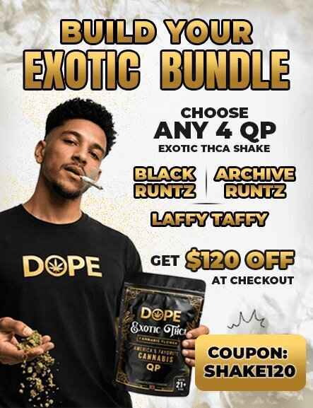 GET $120 OFF ON THCA EXOTIC SHAKE