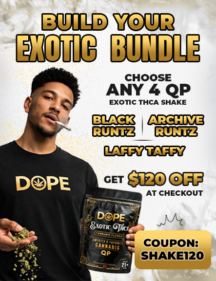 GET $120 OFF ON THCA EXOTIC SHAKE