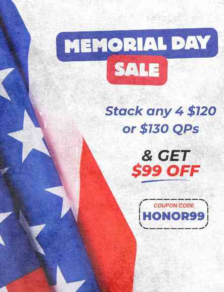 Memorial Day Sale on THCA QP