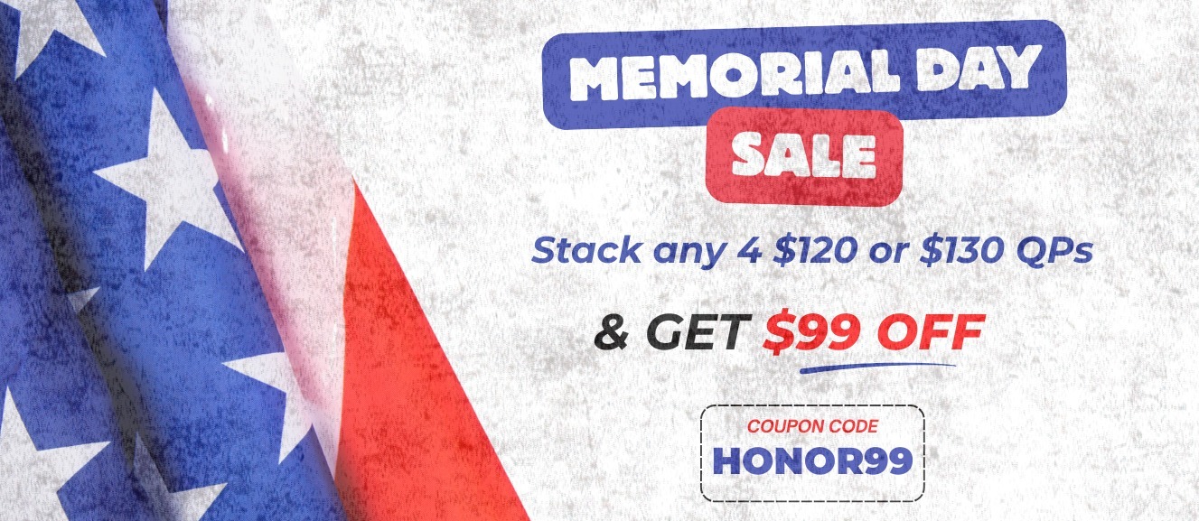 Memorial Day Sale on THCA QP