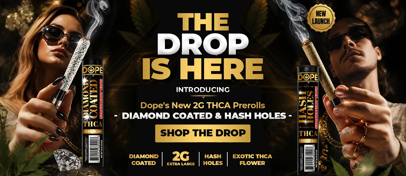 NEW DROP IN HASH HOLE PRE ROLLS AND DIAMOND COATED PRE ROLL