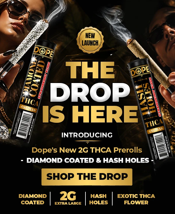 NEW DROP IN HASH HOLE PRE ROLLS AND DIAMOND COATED PRE ROLL