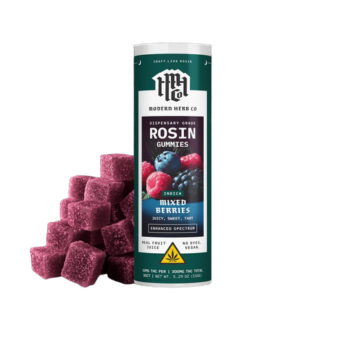 Modern Herb Co. | Gummies | Delta 9 | Live Rosin | Indica | 30 Count