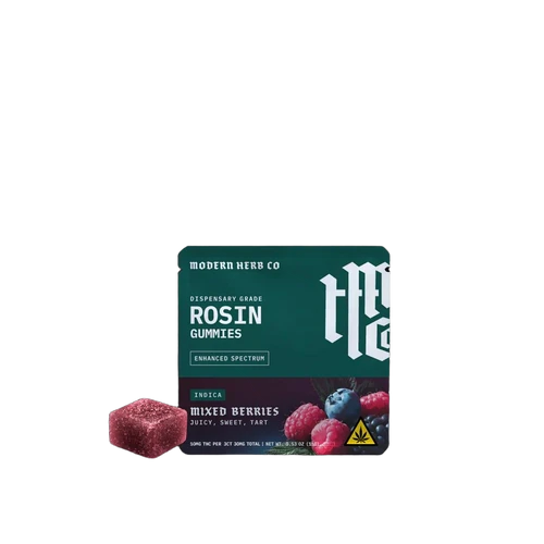 Modern Herb Co. | Gummies | Delta 9 | Live Rosin | Indica | 3 Count