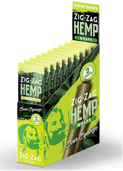 Zig Zag | Hemp Wraps | Sour Squeeze | 2pk