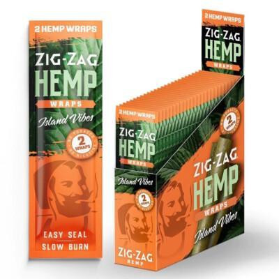 Zig Zag | Hemp Wraps | Island Vibes | 2pk
