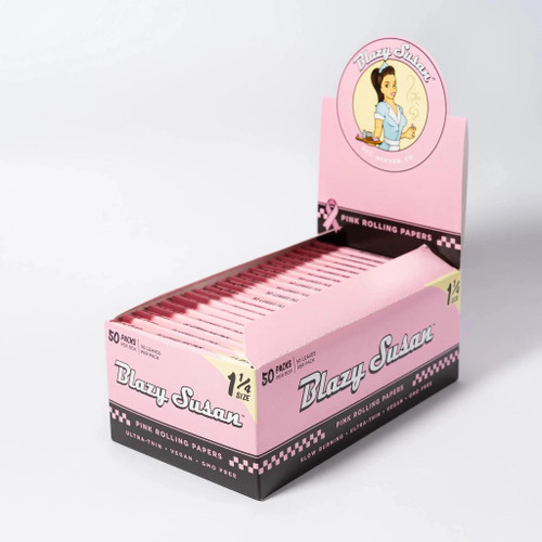 Blazy Susan | Pink Rolling Papers | 1 1/4 | 50pk