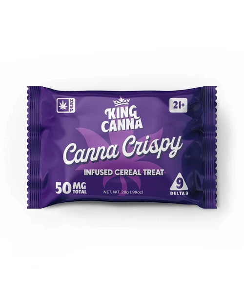 King Canna | Canna Krispie | Infused Cereal Treat | Delta 9 | 50mg