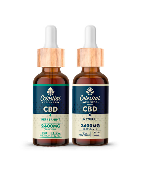 Celestial Wellness 2400mg Tincture with Full Spectrum CBD
