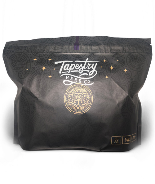 Tapestry Herb Co. Exotic THCA Indica Strain Flower in a 1 lb Bulk Bag