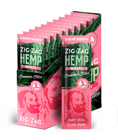 Zig Zag | Hemp Wraps | 25ct | Summer Slice | 2pk