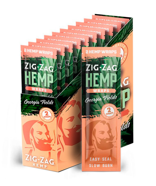 Zig Zag | Hemp Wraps | 25ct | Georgia Fields | 2pk