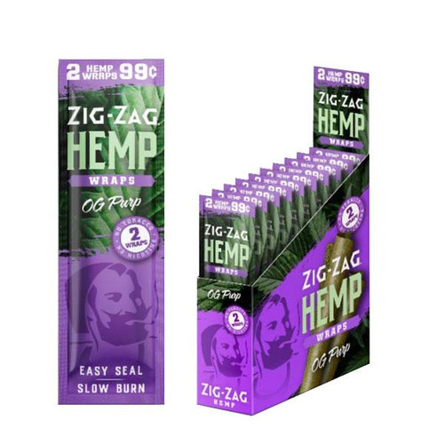 Zig Zag | Hemp Wraps | 25ct | OG Purp | 2pk