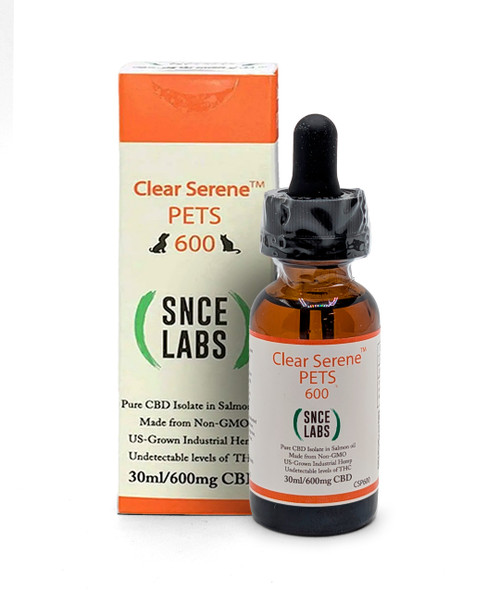 SNCE Labs | Clear Serene Oil | Pet | 600mg