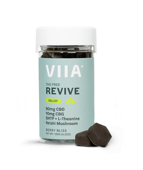 VIIA Gummies THC-FREE CBD + CBG Revive