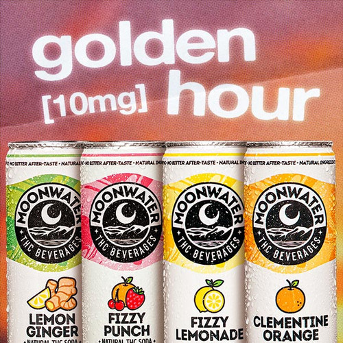 Moonwater | THC Soda | Golden Hour | 10mg
