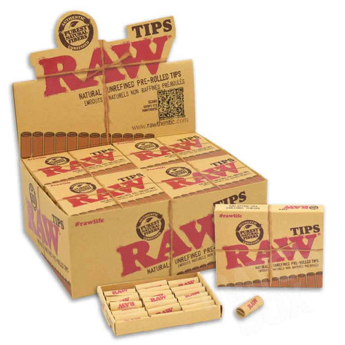 RAW | Tips | Pre-Rolled | 20ct