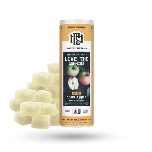 Modern Herb Co. | Gummies | Delta 9 | Live Resin | Anytime | 20 Count