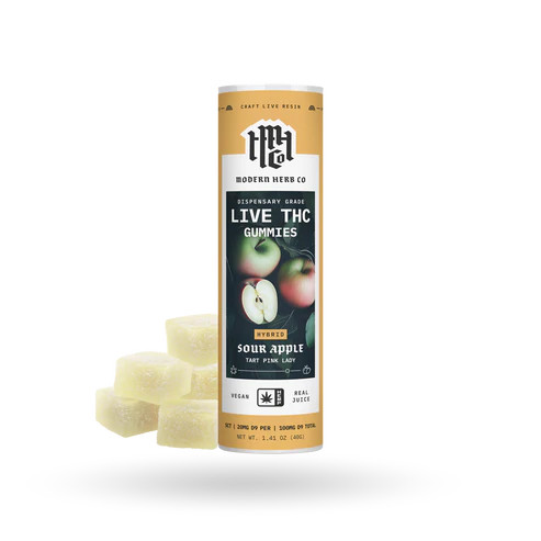 Modern Herb Co. | Gummies | Delta 9 | Live Resin | Anytime | 5 Count
