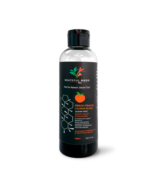 Grateful Meds | "Not Ya Nana's Sweet Tea" | Liquid Concentrate | Peach Peace | 225ml