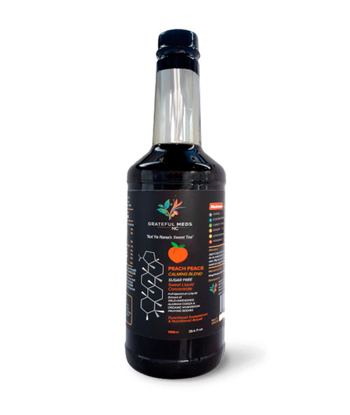 Grateful Meds | "Not Ya Nana's Sweet Tea" | Liquid Concentrate | Peach Peace | 750ml
