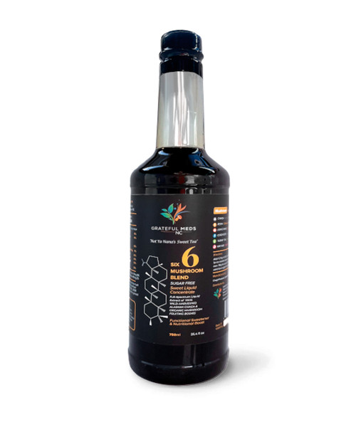 Grateful Meds | "Not Ya Nana's Sweet Tea" | Liquid Concentrate | 6 Mushroom  Blend | 750ml