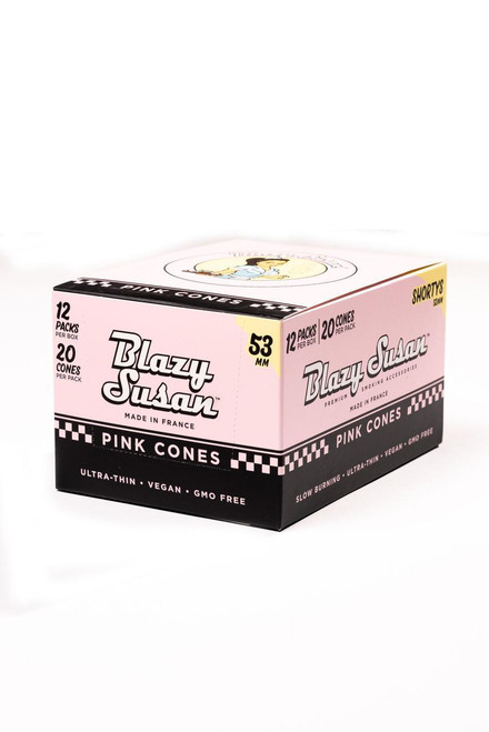 Blazy Susan | 20ct Pink Cones | Shortys | 53mm | 12pk