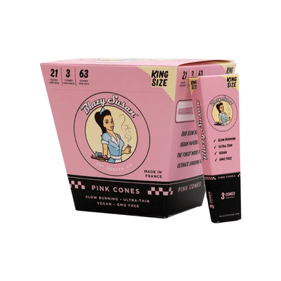 Blazy Susan | 3ct Pink Cones | King Size | 21pk