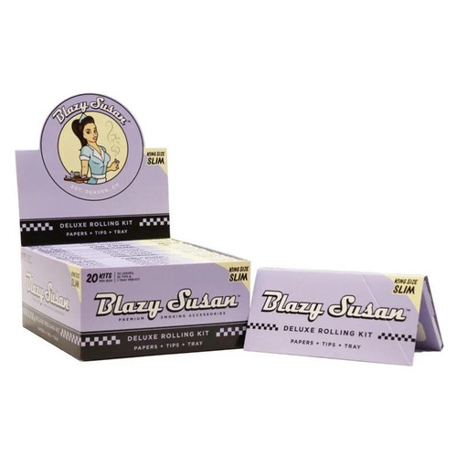 Blazy Susan | Purple Rolling Papers | King Size | Slim