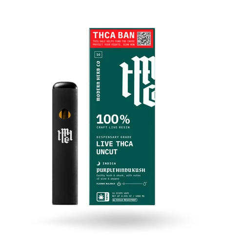 Modern Herb Co. | Disposable Vape | Live Resin | Uncut THCA | 1g
