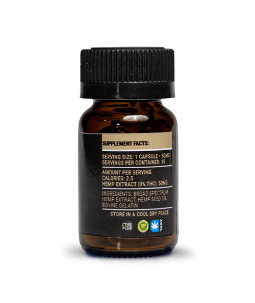 Crowntown Cannabis | Chill Pills | Gel Capsules | THC FREE | 50mg | 30 count