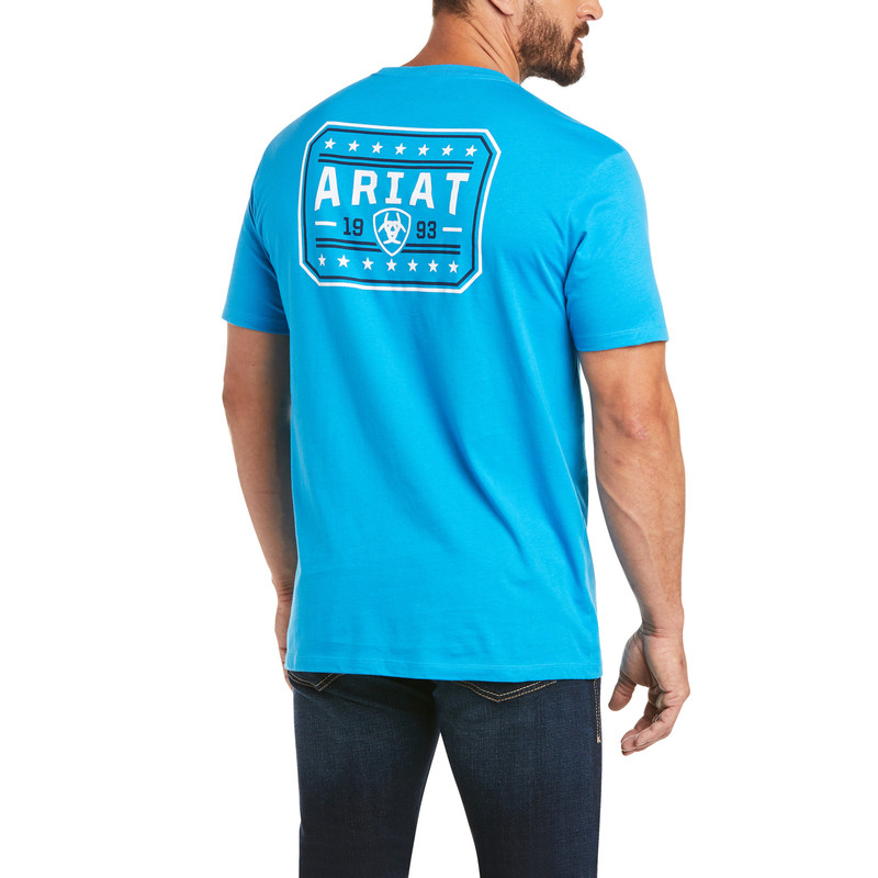 ARIAT MNS ARIAT 93 LIBERTY SS T-SHIRT 