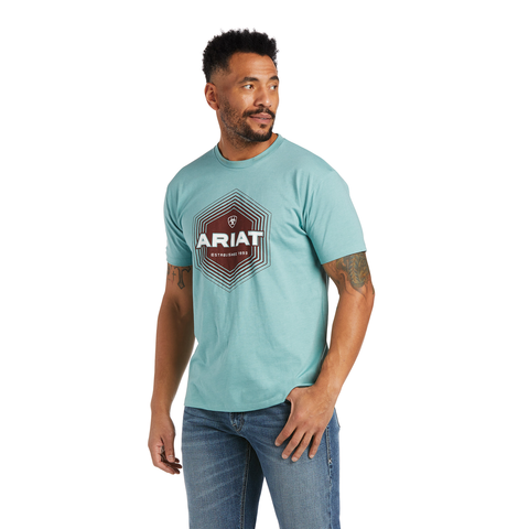 ARIAT MNS ARIAT PARADIGM T-SHIRT OIL 