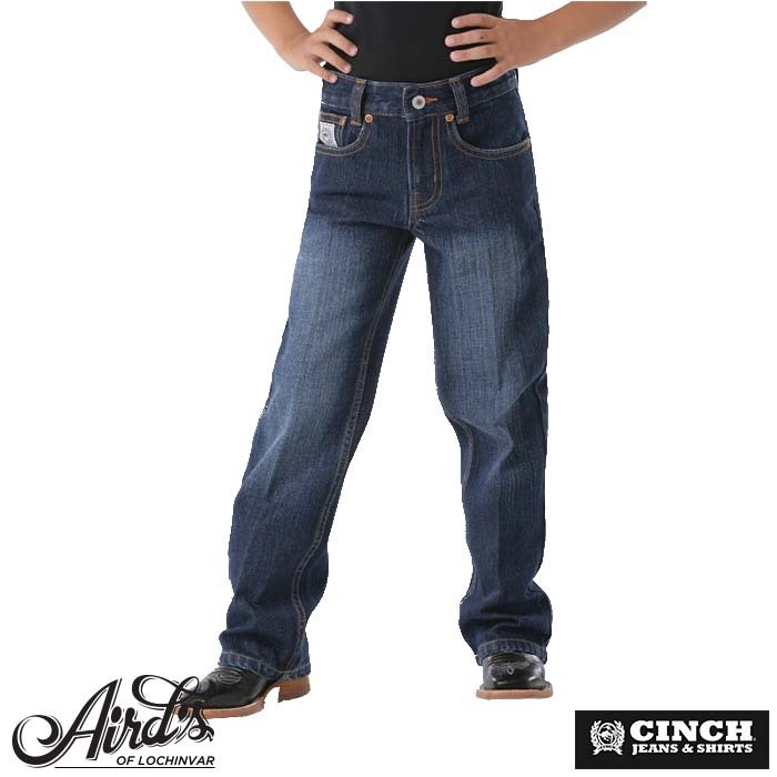 BOYS CINCH WHITE LABEL DARK SLIM FIT 