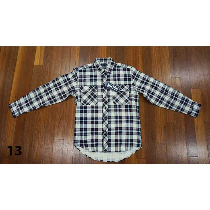 Milton Mens Full Button Flannelette 