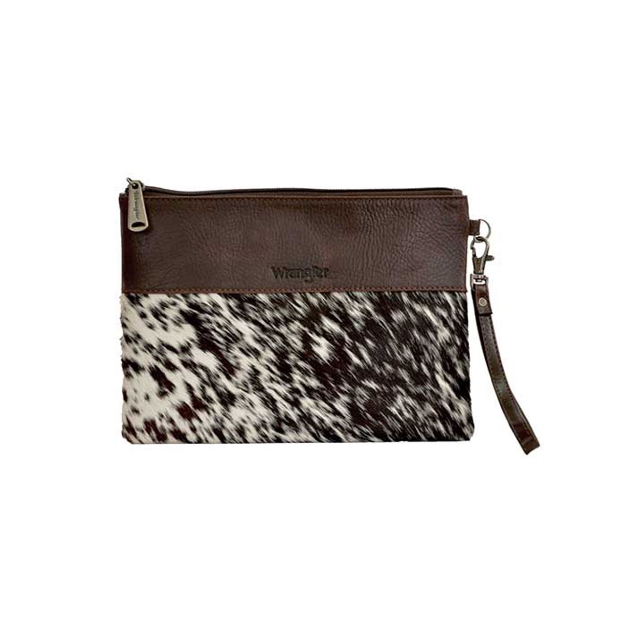 Cowhide clearance clutch bag