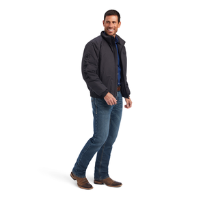 ARIAT MNS TEAM LOGO INSULATED JACKET PHANTOM
