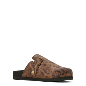 ARIAT WMS COUNTRY MULE LEOPARD SUEDE