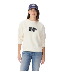 R.M WILLIAMS RETRO LOGO SWEATSHIRT- WHITE R.M WILLIAMS RETRO LOGO SWEATSHIRT- WHITE