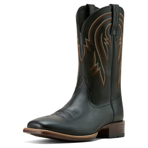 ARIAT MNS PLANO BOOT SUPPLE BLACK
